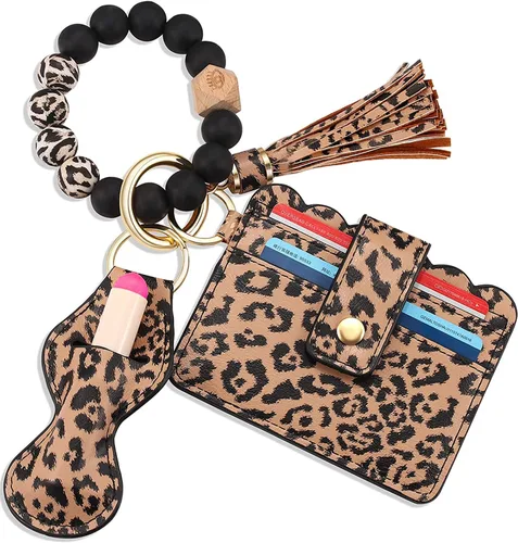 Vista 23 de BVGA Pulsera llavero de pulsera de silicona para mujer