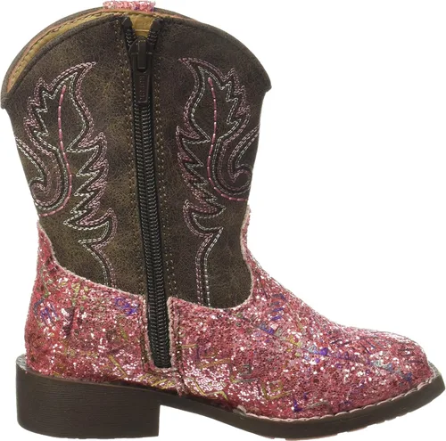 Vista 6 de ROPER Kids' Cowbabies Glitter Aztec Boot