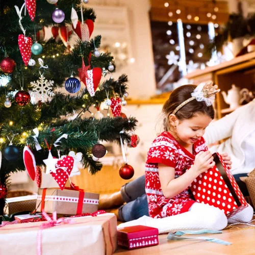 Vista 3 de 36 adornos de bolas de Navidad de oro rosa, bolas de Navidad de 1.6 pulgadas, bolas de plástico colgantes decorativas para Navidad, fiestas