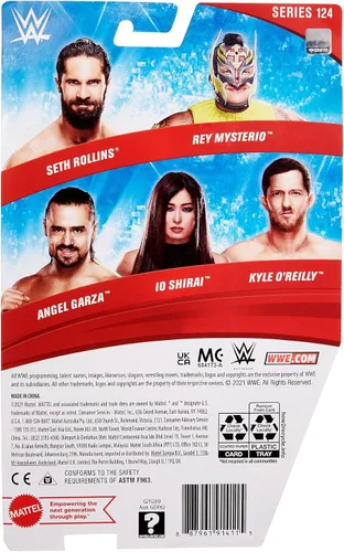 Vista 5 de WWE Kyle O'Reilly - Figura de acción de la serie 124, figura de acción posable de 6 pulgadas, coleccionable para edades de 6 años en adelante