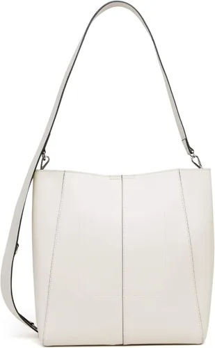 Vista 4 de Jessie & Jane - Bolso bandolera de piel auténtica para mujer, color blanco