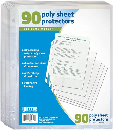 Vista 10 de Better Office Products Fundas de plástico para papel Better Office, 50