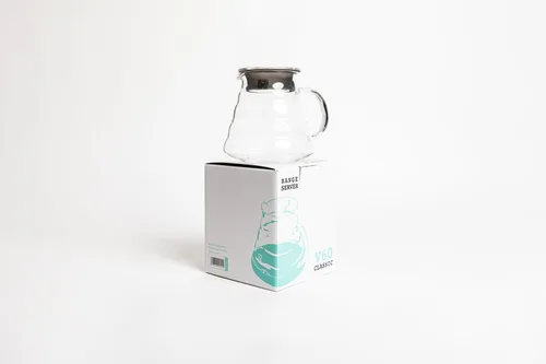 Vista 2 de Hario V60 "Clear" Jarra de vidrio para servir, 600 ml