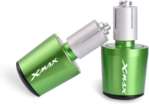 Vista 11 de Para Xmax 300 Xmax 400 Xmax 250 Xmax 125 All Year Xmax CNC Motocicleta 7/8" 22MM Agarres Manillar Bar Tapones Extremos (Color: Negro)