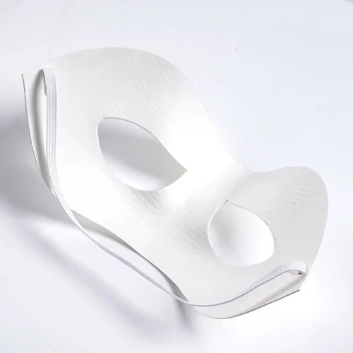 Vista 4 de Yookat Máscaras de papel de 14 piezas, máscaras blancas para manualidades, pintables, Mardi Gras Masquerade