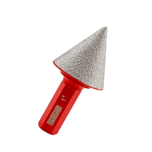 Vista 6 de DT-DIATOOL Brocas biseladas de diamante - Broca de corona de diamante de 4/5 pulgadas x 5/8"-11 rosca para agrandar, recortar, dar forma a agujeros