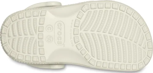 Vista 3 de Crocs Zuecos clásicos para niños, hueso, 5 EE. UU. unisex para niños pequeños