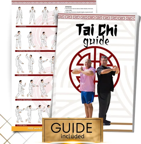 Vista 4 de Tai chi DVD para principiantes y personas mayores entrenamientos Tai chi Fit Qi gong equilibrio fuerza estiramiento cardio respiración y más