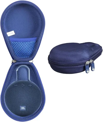 Vista 13 de Hermitshell Funda de viaje para altavoz Bluetooth inalámbrico JBL Clip 3 portátil impermeable (Negro)