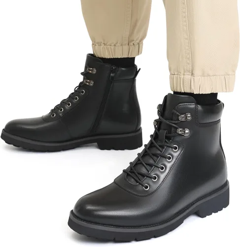 Vista 7 de Bruno Marc Botas de motocicleta para hombre, botas de vestir Oxford 2.0