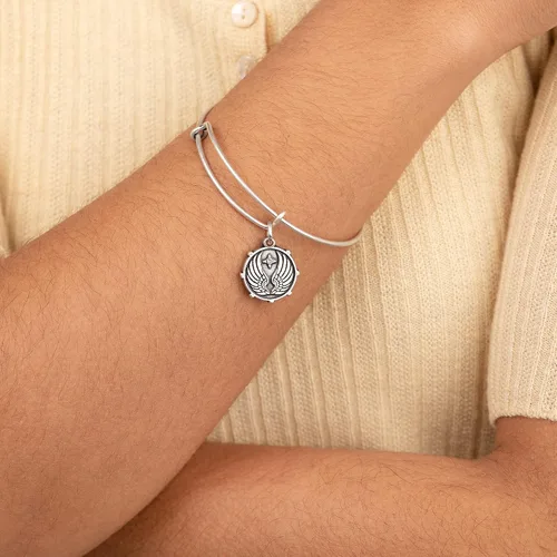 Vista 4 de Alex and Ani Pulsera de ángel de la guarda IV, Sin gemas.