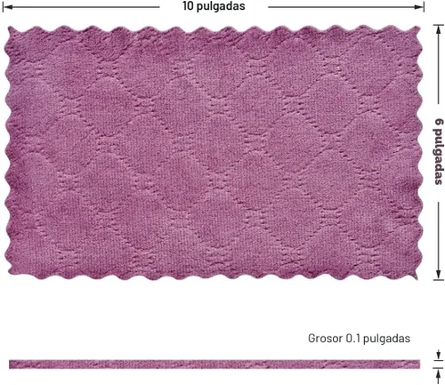 Vista 2 de OstWony 12 toallas de cocina, paños de cocina multiusos reutilizables, trapos de limpieza de microfibra de doble cara para muebles, té, tazón, 10 x