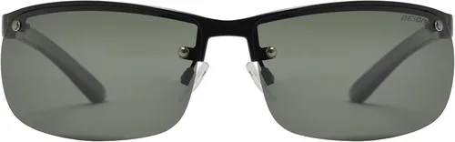 Vista 2 de Gafas de sol deportivas polarizadas de gran tamaño con bisagra de resorte para hombre