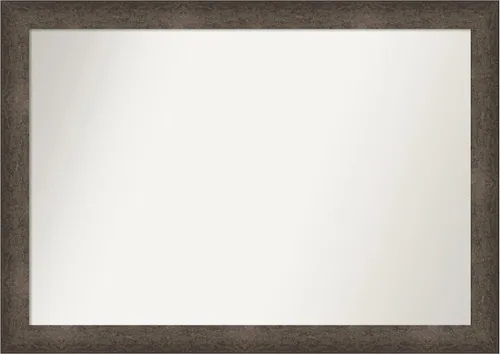 Vista 994 de Amanti Art Espejo de pared personalizado no biselado (25 x 25 pulgadas), marco de bronce acentuado, varios tamaños personalizados, espejo de baño
