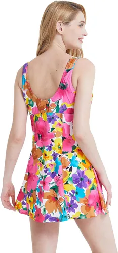 Vista 3 de Wantdo - Traje de baño para mujer con diseño floral