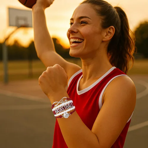 Vista 29 de Infinity Collection - Pulsera de baloncesto de regalo para equipos y jugadores