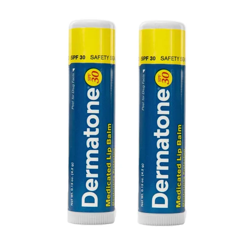 Vista 8 de Bálsamo Labial de Coco Dermatone SPF 30, 0.15 oz - Paquete de 3