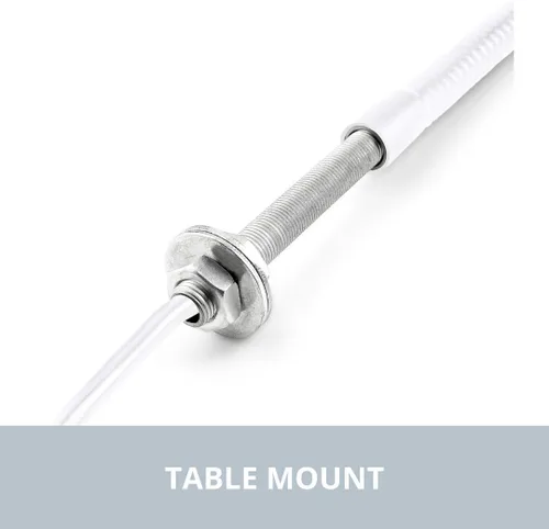 Vista 2 de Reliable UberLight™ Flex 1100TL - Luz de tarea rígida con cable – Luz LED portátil con soporte de mesa, cuello de cisne flexible de 26.5 pulgadas