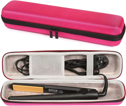 Vista 7 de Faylapa - Estuche rígido de viaje para alisador de cabello, color negro