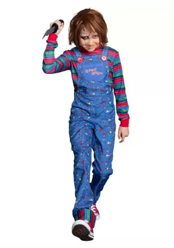 Vista 3 de Disfraz de Chucky para Niñas Multicolor