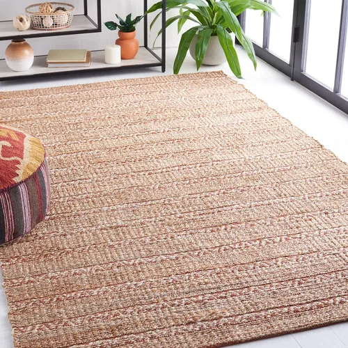 Vista 21 de SAFAVIEH Natural Fiber Collection NFB655Z - Alfombra de pasillo de 2 pies 3 pulgadas x 8 pies, color negro y natural, hecha a mano de yute a rayas