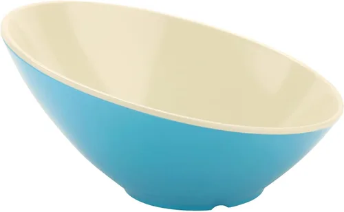 Vista 19 de G.E.T. B-792-W - Cuenco en ángulo para servir en cascada para ensaladas, arroz y postre, 24 onzas / 9.25 pulgadas, color blanco