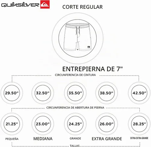 Vista 6 de Quiksilver Traje de Baño para Hombre Encaje Regular Cómodo y Elástico (S-XXL)
