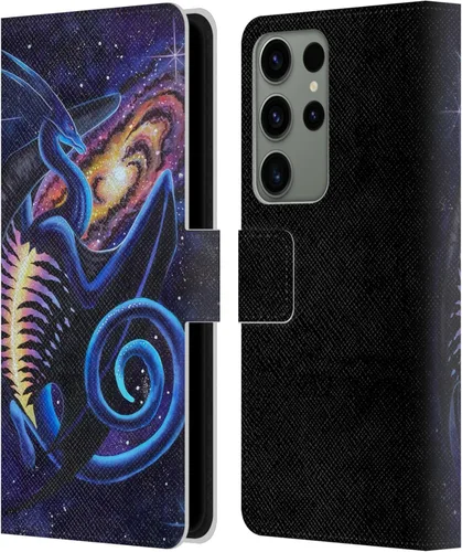 Vista 167 de Head Case Designs Officially Licensed Carla Morrow Galactic Entrancement Dragons Leather Wallet Case Compatible with Samsung Galaxy A07 4G