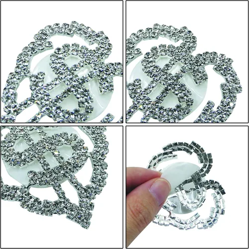 Vista 6 de MINGSEECESS Sujetador reutilizable de silicona con purpurina, fundas de pezones sexys para pezones