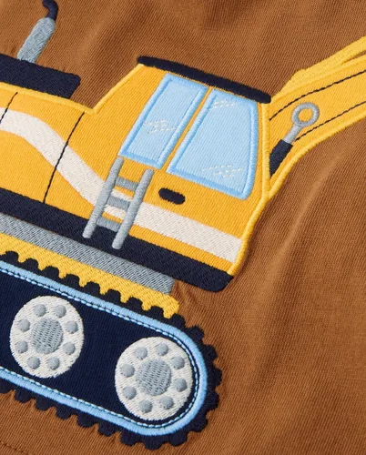 Vista 2 de Gymboree Camisetas de manga larga bordadas para niños y niños pequeños