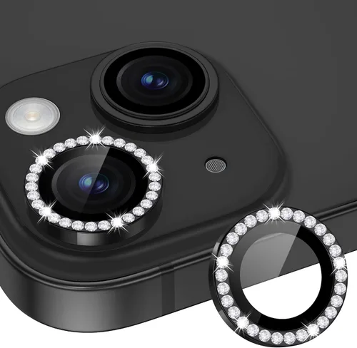 Vista 19 de Protector de lente de cámara para iPhone 15 Pro/iPhone 15 Pro Max, anillo de metal individual, dureza 9H, protector a prueba de arañazos, accesorios
