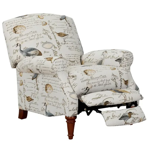 Vista 7 de Sunset Trading Accent - Reclinador reclinable, marfil/marrón/gris