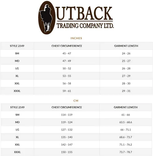 Vista 8 de Outback Trading Trailblazer 2149 - Chaqueta vaquera de algodón impermeable para hombre