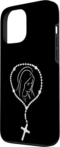 Vista 62 de iPhone 16 Rosario Virgen María Dios Jesús Fe Religioso Católico Estuche de Regalo