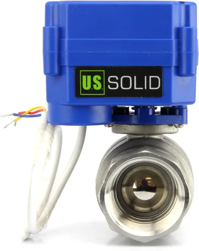 Vista 9 de U.S. Solid CR-02 Válvula de bola motorizada, 3 cables, Gris, 2.00watts, 12.00 volts