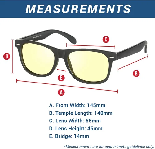 Vista 5 de Eagle Eyes Charlie Night-Lite - Gafas antirreflectantes estilo retro