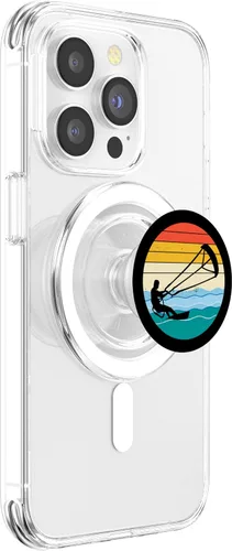 Vista 3 de Kitesurfer Beach Hobby PopSockets MagSafe PopGrip para iPhone