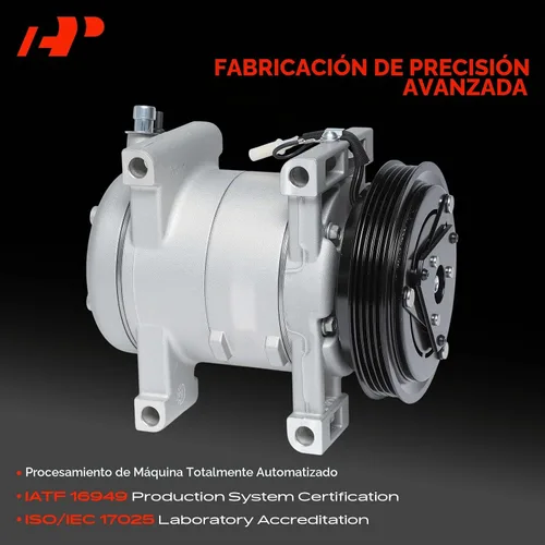 Vista 3 de Compresor de aire acondicionado A-Premium con embrague
