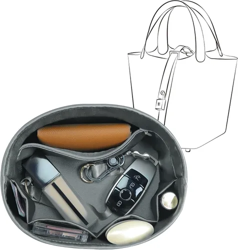 Vista 19 de Se adapta a Picotin 18 bolsas, inserto organizador de bolso de seda de alta calidad, suave al tacto y ligero, organizador de lujo con caja de regalo