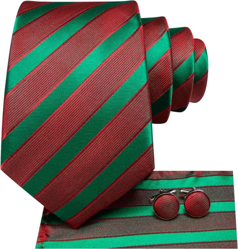 Vista 212 de Dubulle Corbata tejida de cachemira para hombre y gemelos de pañuelo para hombre, conjunto de gemelos para boda formal y negocios