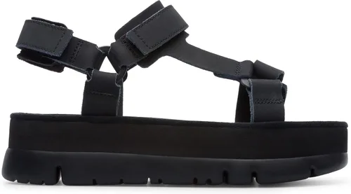 Vista 2 de Sandalias de cuña para mujer Camper Negro 006