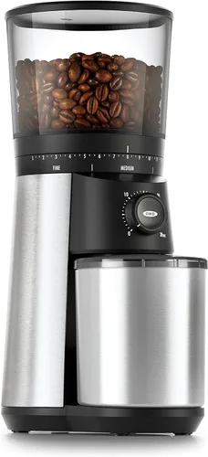 Vista 2 de OXO Molinillo de café con rebabas cónicas Brew + cuchara de café OXO Good Grips POP