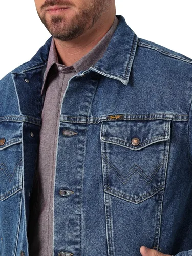 Vista 3 de Wrangler Chaqueta vaquera sin forro Western para hombre