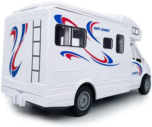 Vista 7 de Juguetes para autocaravana de juguete para niños modelo de automóvil de juguete vehículo recreativo vacaciones viajes aventura alimentado por