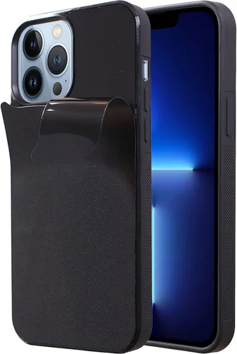 Vista 13 de Funda de teléfono celular para iPhone 11, funda de gravedad adherente en superficie plana lisa antigravedad, cubierta protectora negra iPhone 11