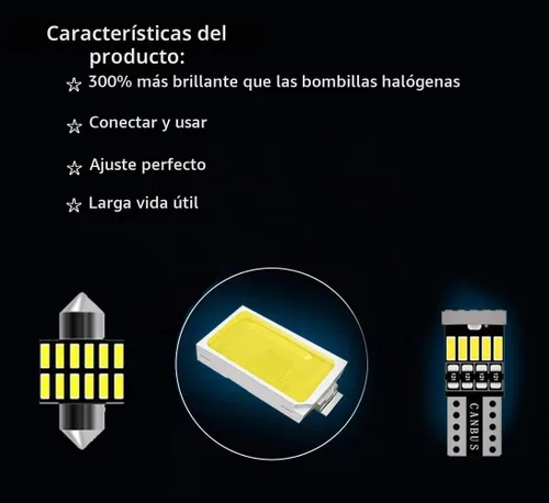 Vista 7 de AWALITED - Juego de 7 luces LED para interior de coche, superbrillantes, para Toyota Corolla 2013, 2014, 2015, 2016, 2017, 2018, 2019, 2020, 2021