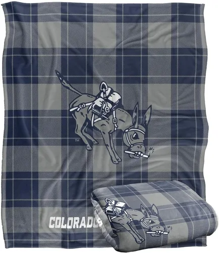Vista 144 de LOGOVISION St John's University Campus Plaid Spirit Silky Touch Manta súper suave 36 x 58 pulgadas