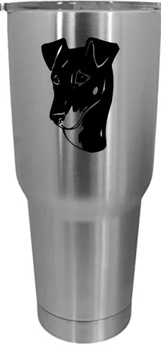 Vista 196 de Cairn Terrier - Vaso grabado con temática de perro, 30 onzas