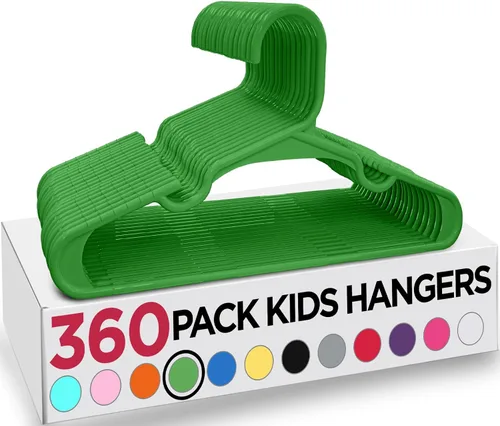 Vista 51 de Utopia Home Paquete de 20 Perchas para Niños - Perchas de Plástico para Bebé de 11.5 Pulgadas para Armario - Perchas para Niños para Ropa y Percha