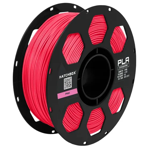 Vista 13 de HATCHBOX Filamento de impresora 3D PLA negro de 1.75mm, carrete de 1 KG (2.2 libras), precisión dimensional +/- 0.03 mm, filamento de impresión 3D